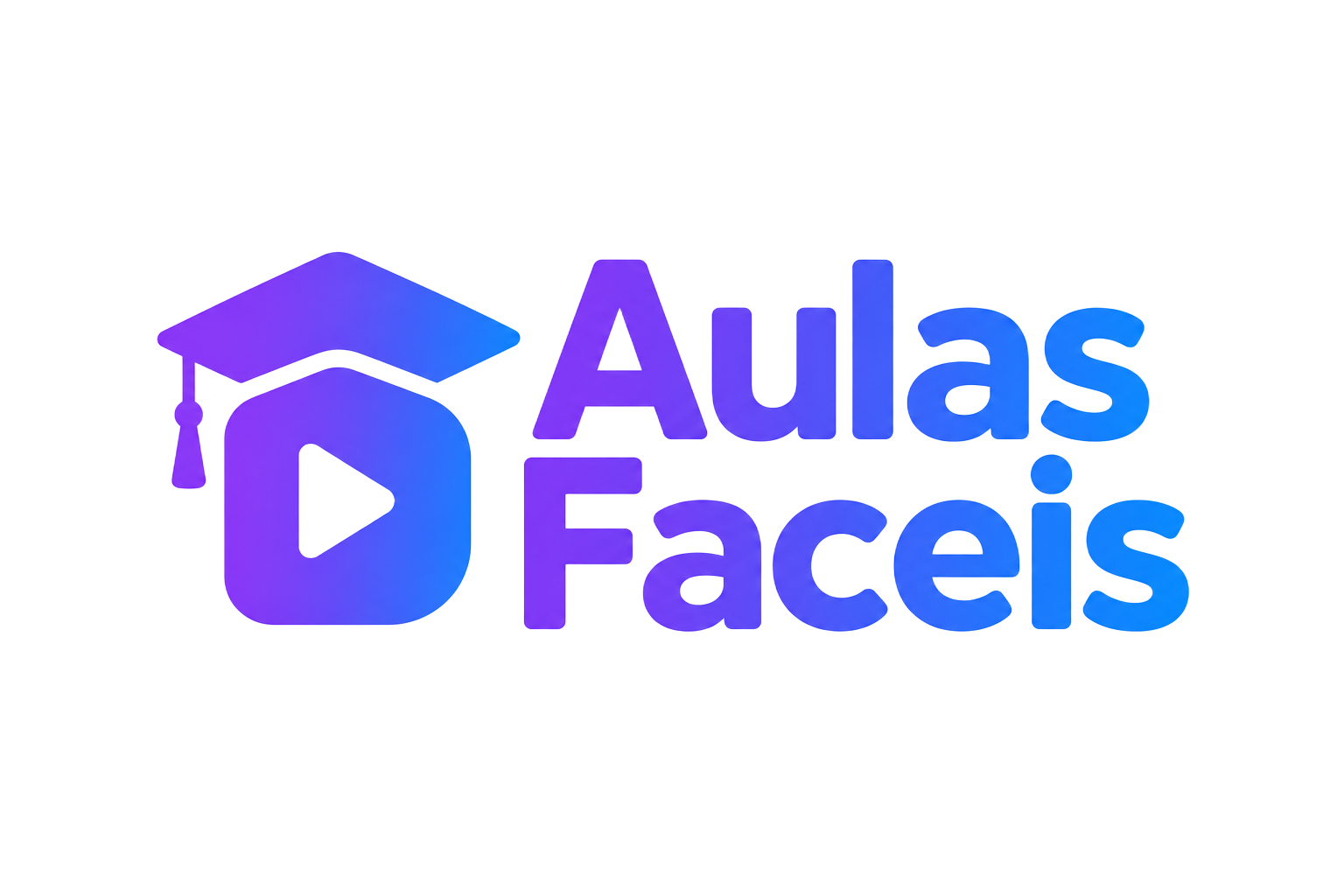 Aulas Faceis - logo da plataforma de estudos